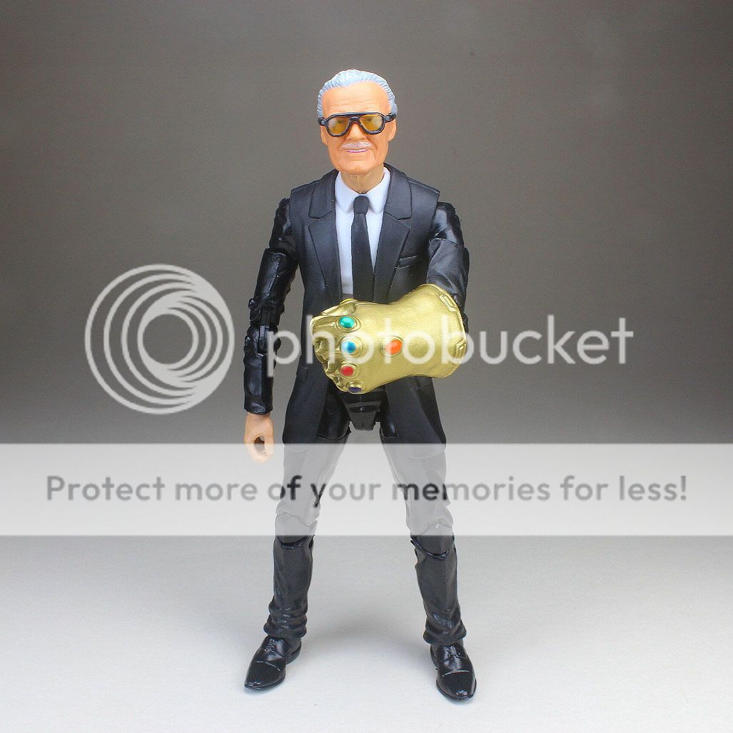 Marvel Legends Custom Excelsior Stan Lee Head Sculp Suited 6/" Action Figure Set